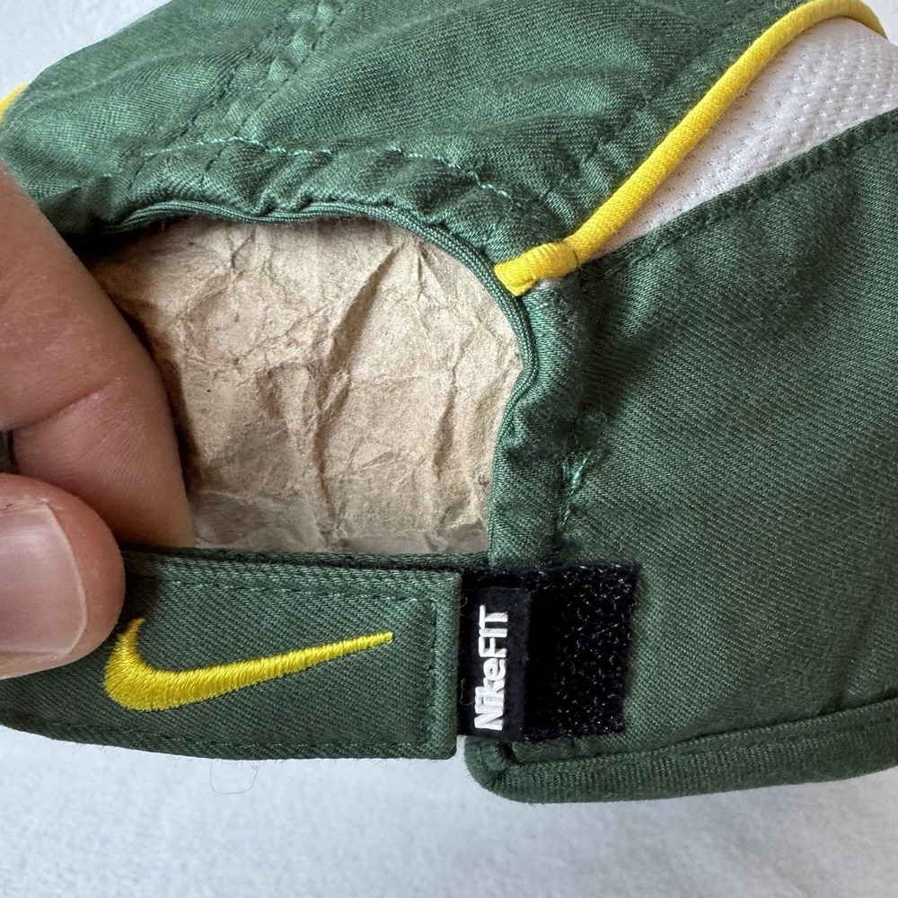 Vintage Nike Team Cap Tailwind 7 Panel Hat University Of Oregon Ducks Dri Fit - Picture 7 of 10